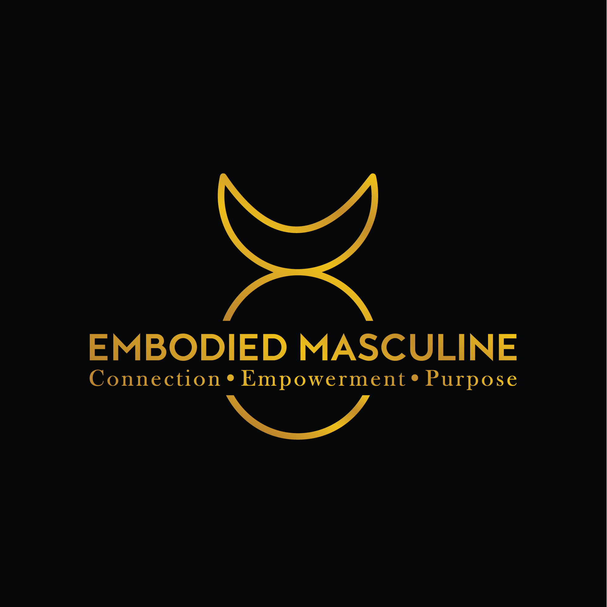 Embodied Masculine Logo (TM) Protected