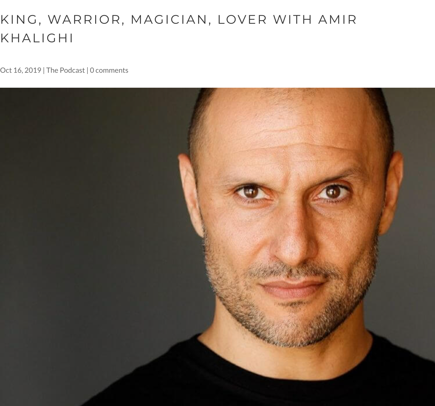 Amir Khalighi founder of Embodied Masculine™ on the Maddy Moon Podcast